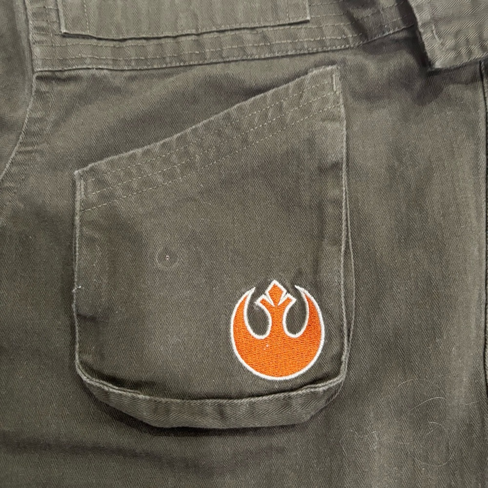 Star Wars Galaxy’s Edge Resistance Jacket Full Zip Resist Rebel Spire Log Sz S - Picture 4 of 11